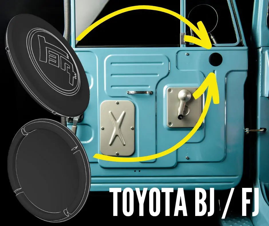 Bouchons de Porte pour Toyota BJ & FJ L'atelier 3D
