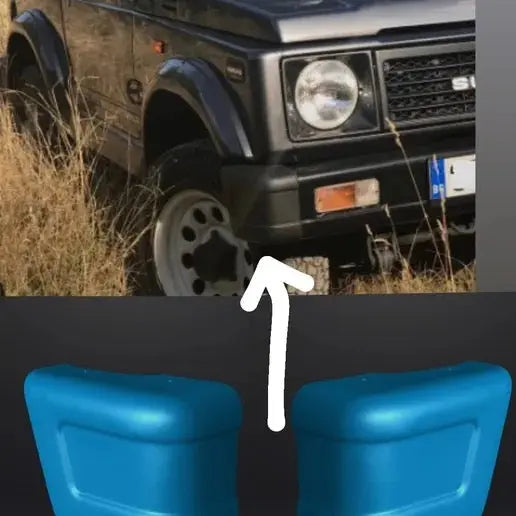 Coin de pare choc Suzuki Samouraï L'atelier 3D