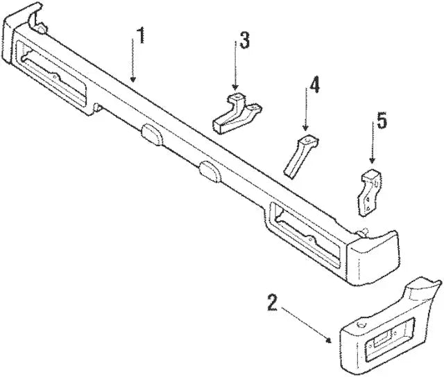 Coin de pare choc arrière Suzuki Samouraï L'atelier 3D