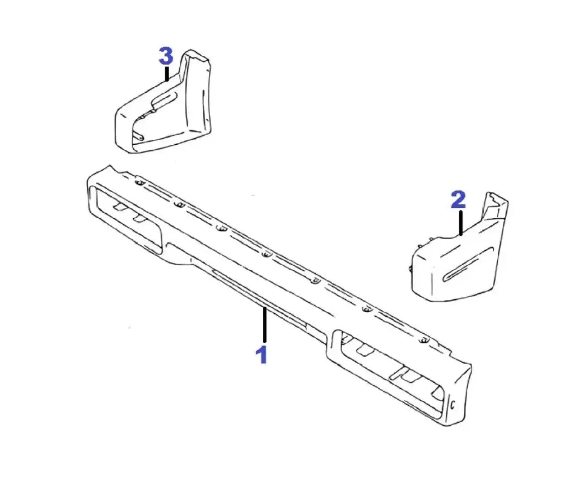 Coin de pare choc arrière Suzuki Samouraï L'atelier 3D