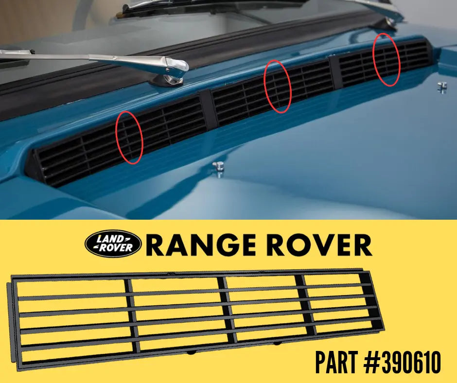 Grille entrée d'air capot . L'atelier 3D