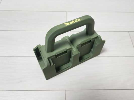 porte batteries Makita 18V transport chantier atelier