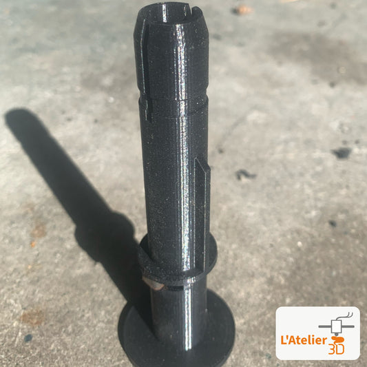 Fourreau d'appui-tête Range Rover Classic imprimé en ABS noir