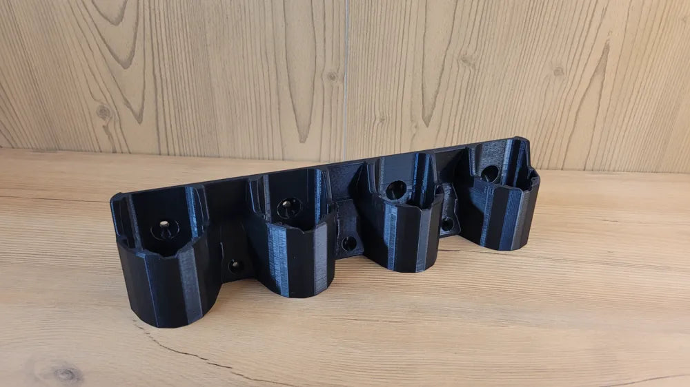 support batterie Parkside X12V mural 4 batteries rack mural