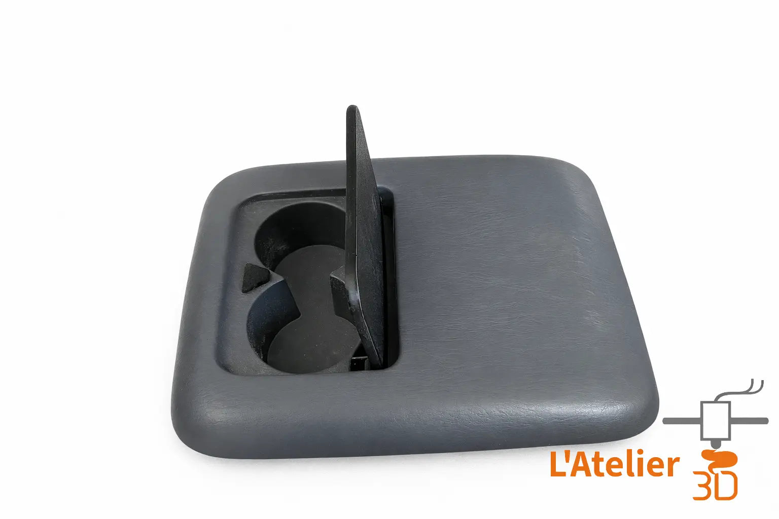 Cache console centrale Toyota Land Cruiser 90 KZJ95 KDJ95 imprimé en 3D noir finition texturée remplacement pièce intérieure