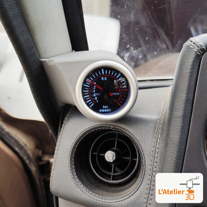 Manomètre de pression de turbo 52 mm dans son support sur Land Cruiser HJ61